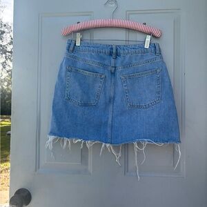 Topshop MOTO denim mini skirt